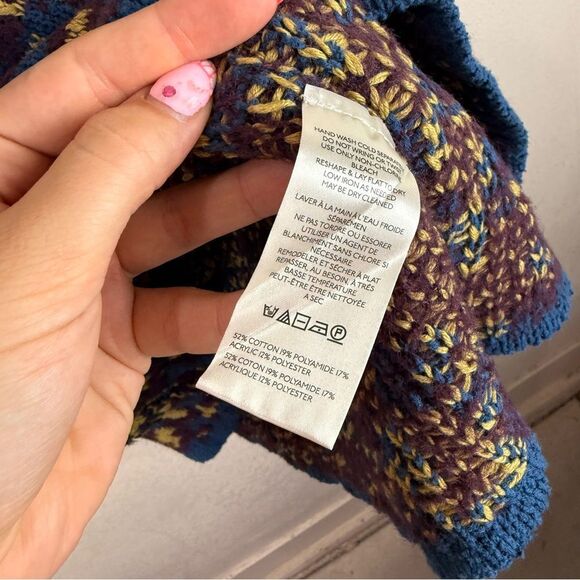 Free People Cheetah Sweater Oversized Pullover Small - Picture 4 of 5